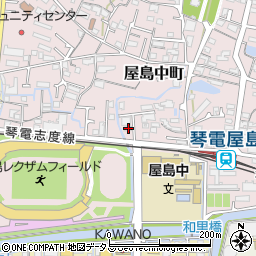 香川県高松市屋島中町308周辺の地図