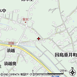 広島県尾道市因島重井町2462-1周辺の地図