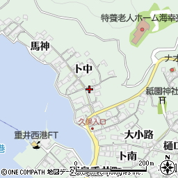 広島県尾道市因島重井町6813-1周辺の地図