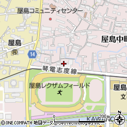 香川県高松市屋島中町383周辺の地図