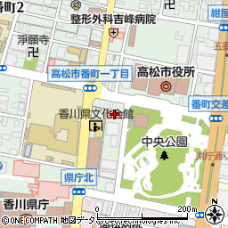 高松大林病院（康生会）周辺の地図