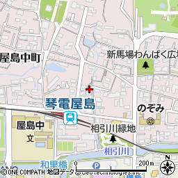 香川県高松市屋島中町255周辺の地図