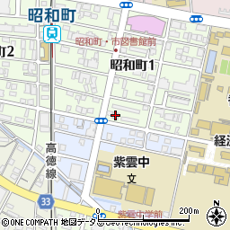 香川銀行昭和町寮周辺の地図