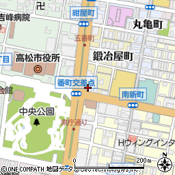 穴吹興産株式会社　不動産開発部東四国支店周辺の地図