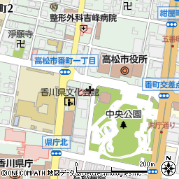 富士通ネットワークソリューションズ株式会社　四国支店周辺の地図