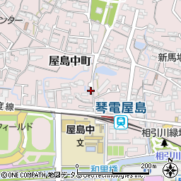 香川県高松市屋島中町299周辺の地図