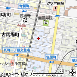 香川県高松市福田町5周辺の地図