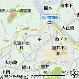 広島県尾道市因島重井町（小林）周辺の地図