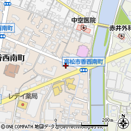 香川県高松市香西南町403周辺の地図