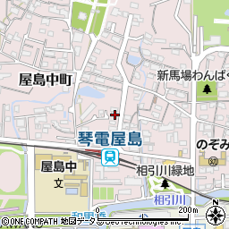 香川県高松市屋島中町254周辺の地図