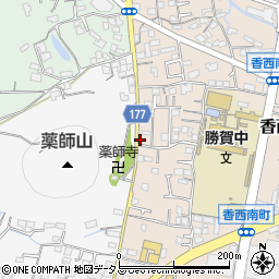 香川県高松市香西南町645-3周辺の地図