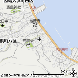 広島県尾道市因島大浜町六区2222周辺の地図