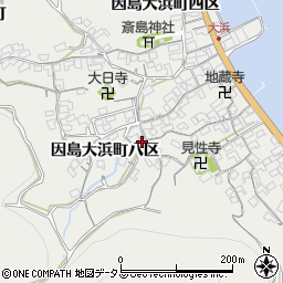広島県尾道市因島大浜町八区2055周辺の地図