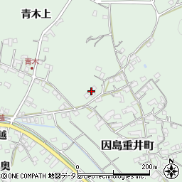 広島県尾道市因島重井町1296-1周辺の地図