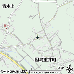 広島県尾道市因島重井町1304周辺の地図