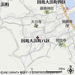 広島県尾道市因島大浜町八区2068周辺の地図