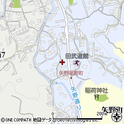 アブニール矢野東周辺の地図