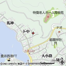 広島県尾道市因島重井町6831周辺の地図