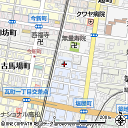 香川県高松市福田町2周辺の地図