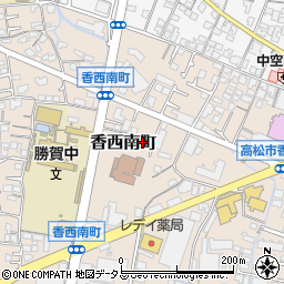 香川県高松市香西南町504周辺の地図