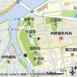 天仰堂総本店周辺の地図