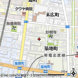香川県高松市築地町6周辺の地図