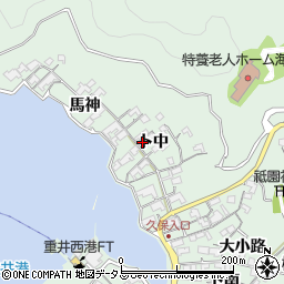 広島県尾道市因島重井町6858周辺の地図