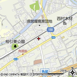 百十四銀行八栗支店周辺の地図