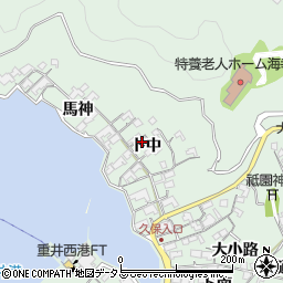 広島県尾道市因島重井町6853周辺の地図