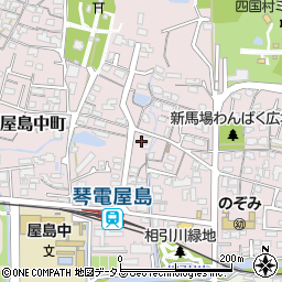 香川県高松市屋島中町240周辺の地図