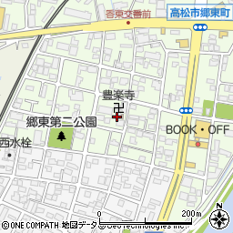 郷東公民館周辺の地図