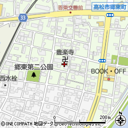 郷東公民館周辺の地図