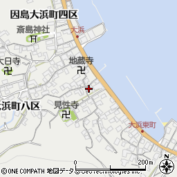 広島県尾道市因島大浜町五区1990周辺の地図