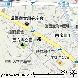 ａｐｏｌｌｏｓｔａｔｉｏｎ西宝町ＳＳ周辺の地図