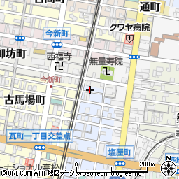 香川県高松市福田町1-3周辺の地図