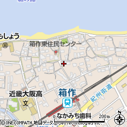 大阪府阪南市箱作269周辺の地図