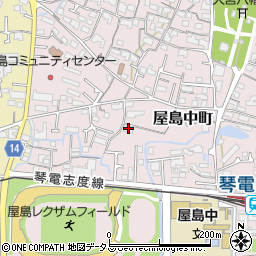 香川県高松市屋島中町545周辺の地図