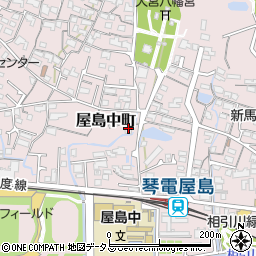 矢野和裁周辺の地図