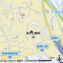 阪南洋風食堂クゥクゥ周辺の地図