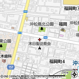 福岡町倉庫周辺の地図