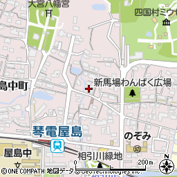 香川県高松市屋島中町206周辺の地図
