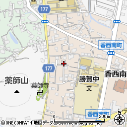 香川県高松市香西南町651周辺の地図