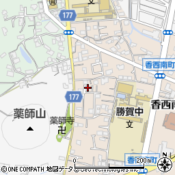 香川県高松市香西南町651-5周辺の地図