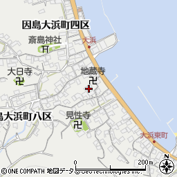 広島県尾道市因島大浜町五区周辺の地図