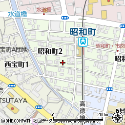 昭和町ハイム周辺の地図