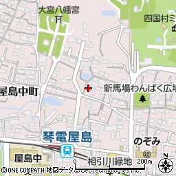 香川県高松市屋島中町160周辺の地図