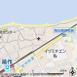 大阪府阪南市箱作63周辺の地図