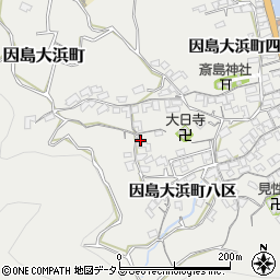 広島県尾道市因島大浜町八区1915周辺の地図