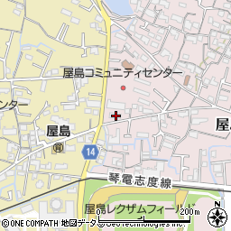 香川県高松市屋島中町441-1周辺の地図