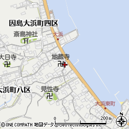広島県尾道市因島大浜町五区1974周辺の地図